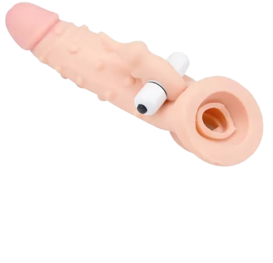 Dotted Silicone Condom 8 Inch/ Dragon Condom